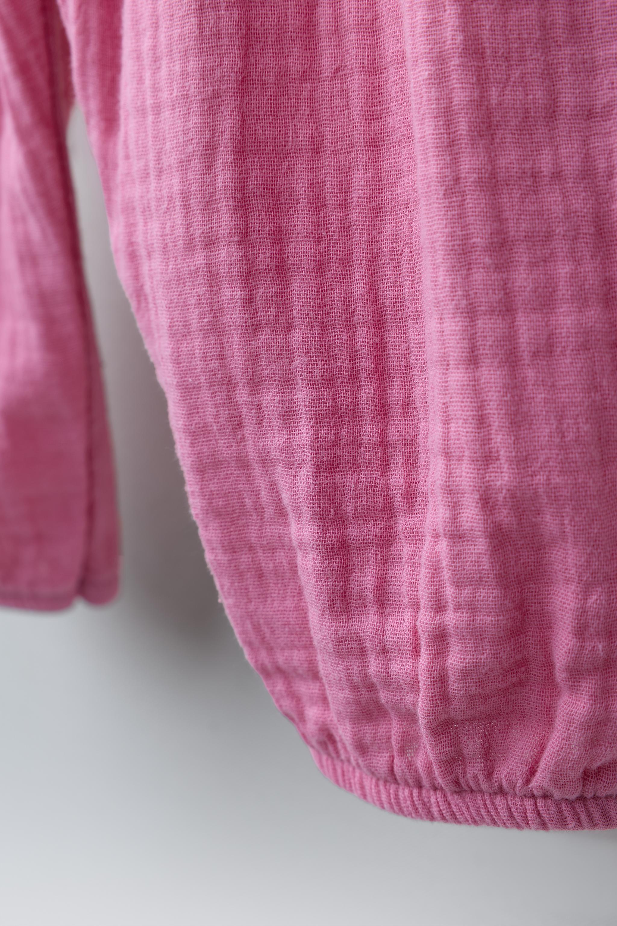 TEXTURED BARREL PANTS